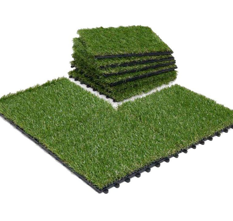 Interlocking Artificial Grass Tiles