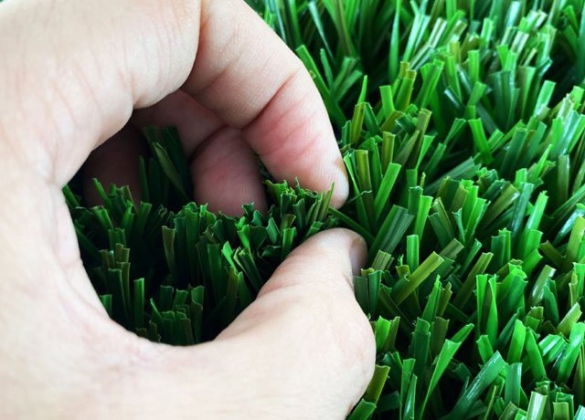 High-density rugby artificial turf fibers with strong resilience