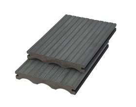 Co extrusion decking with wood texture for garden patios