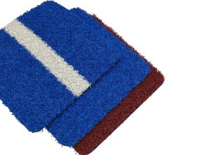 Resilient gym turf rolls for indoor fitness training
