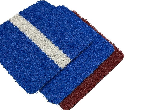 Resilient gym turf rolls for indoor fitness training