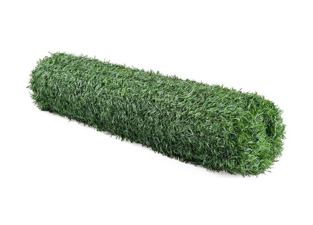 Artificial conifer screening roll for outdoor privacy