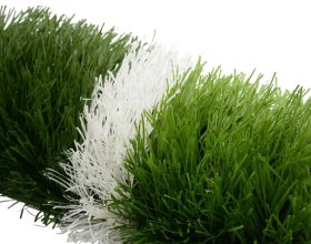Resilient S shape fibers for football turf carpet