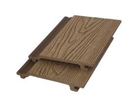 WPC panel with realistic wood texture for walls