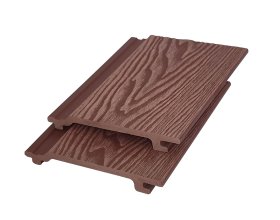 WPC panel with deep wood grain for exterior walls
