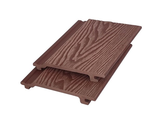 WPC panel with deep wood grain for exterior walls