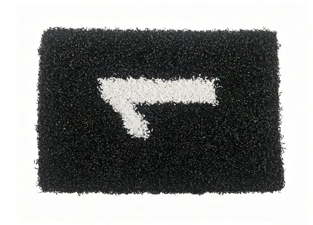 Resilient gym turf rolls for indoor fitness training