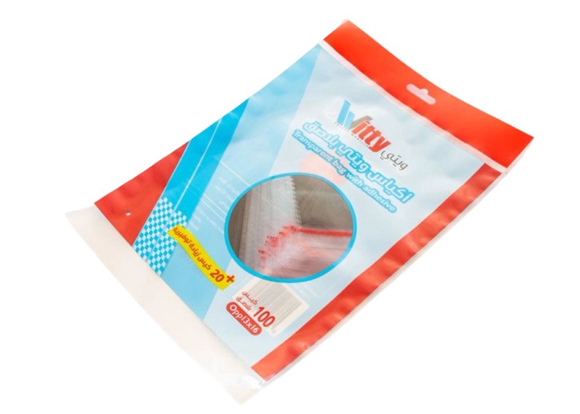 Color Printed Outer Pack OPP Self Adhesive Hang Hole Bags