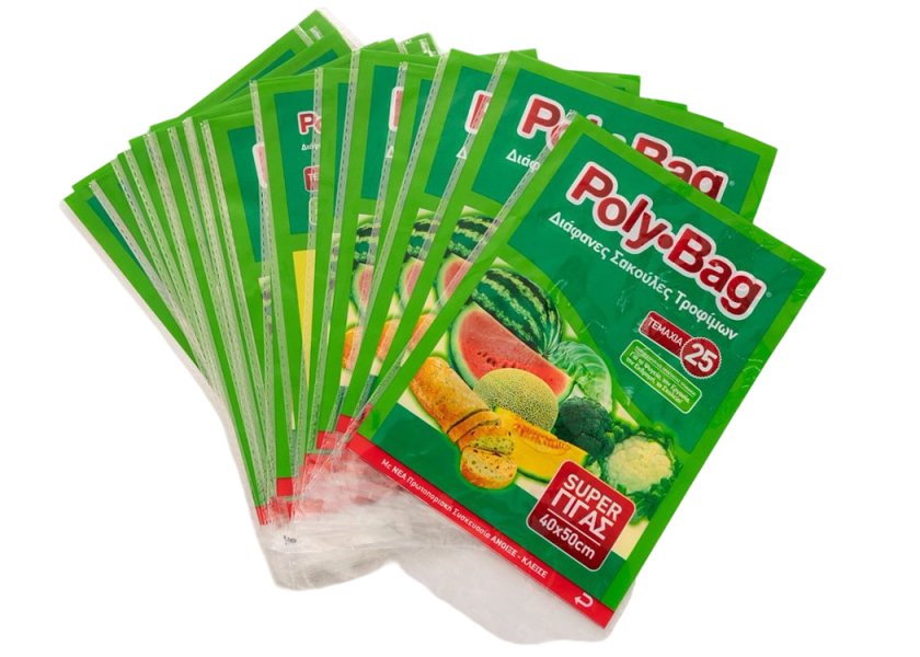 Green Pack Large Flat OPP Food Storage Bags