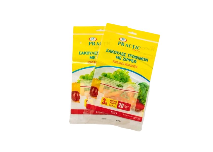 Color-printed PE zipper food storage bag