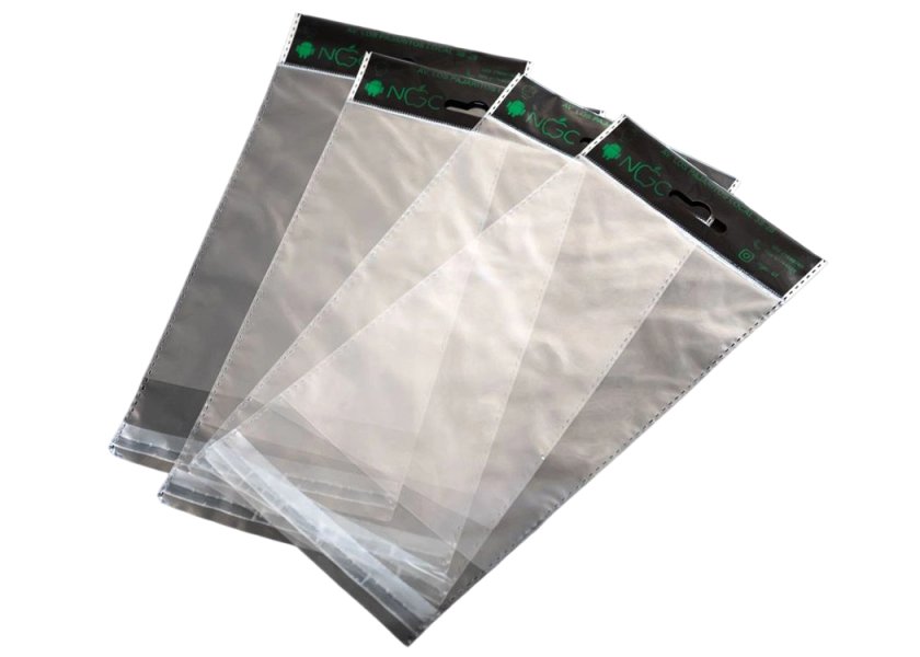 Eco Printed OPP Hang Hole Self Adhesive Flat Bag