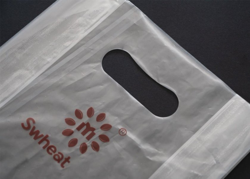 Die Cut Handle Printed Plastic Takeout Bag
