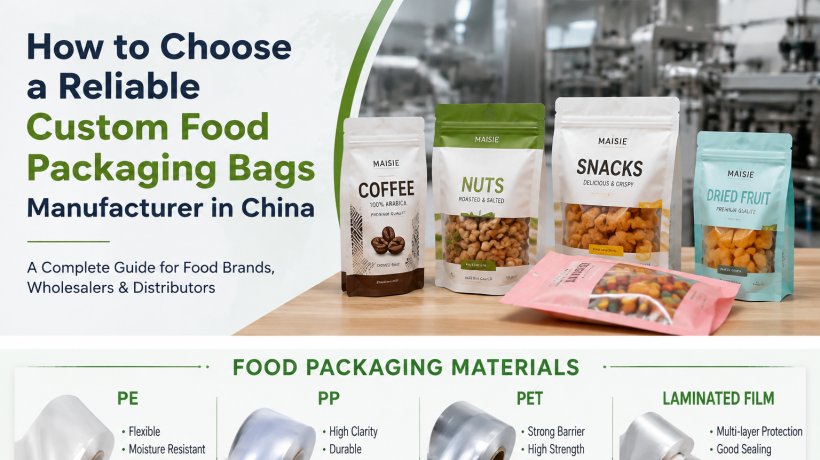 How to Choose a Reliable Custom Food Packaging Bags Manufacturer in China
