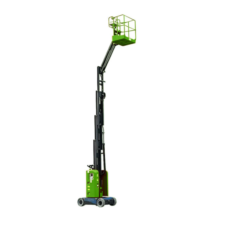 Forklift Mast Style Vertical Mast Lift with Jib