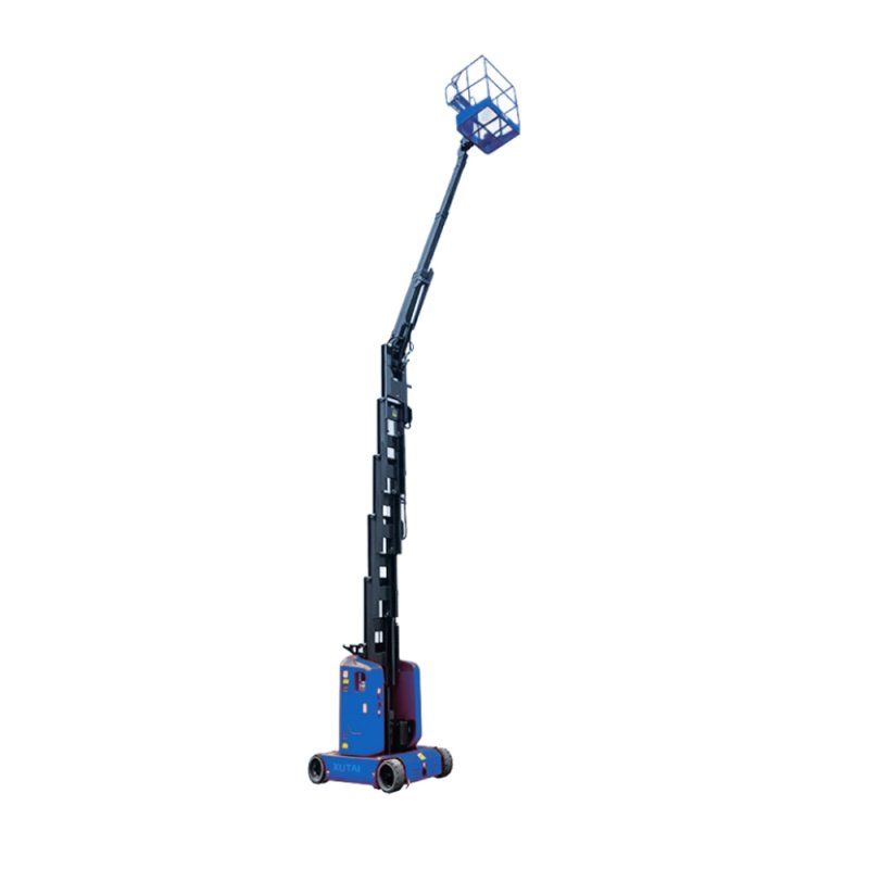 Forklift Mast Style Vertical Mast Lift with Jib