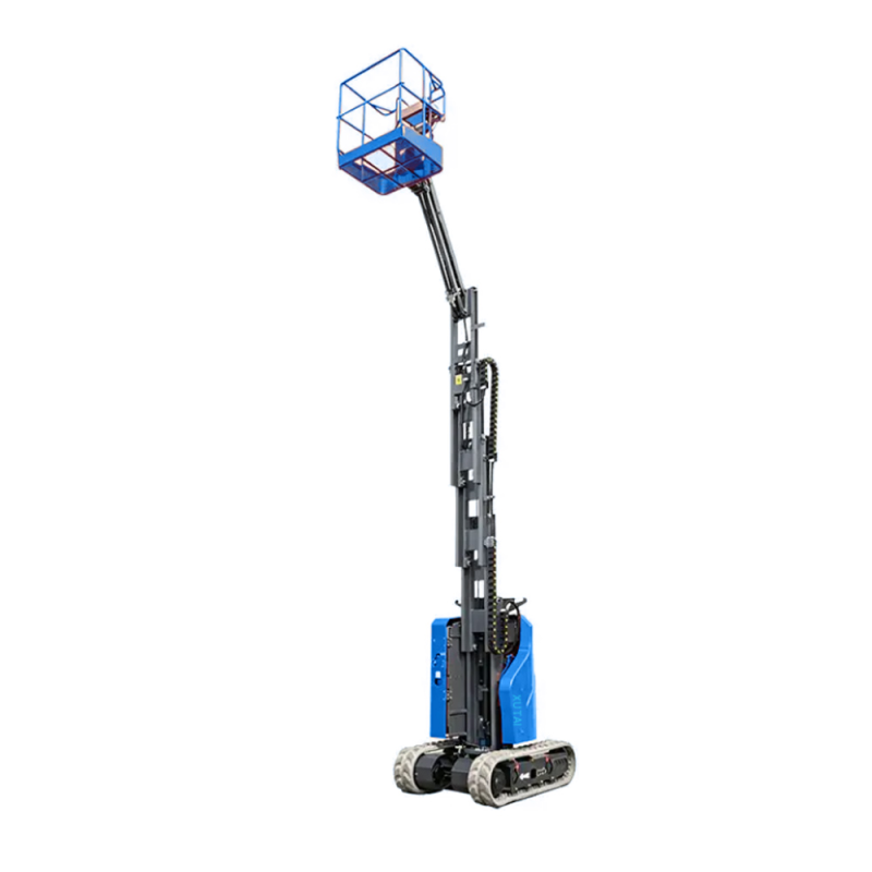 Crawler Mast Lift Tracked Vertical Mast Lift with Jib