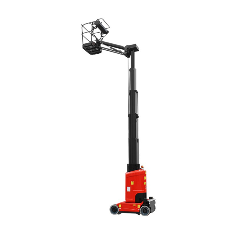 Vertical Telescopic Mast Lift with Jib