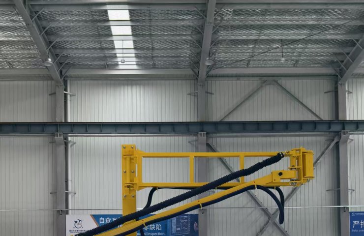 How to improve the flexibility of welding operations? What production problems can the SPT-505 spring welding boom solve?
