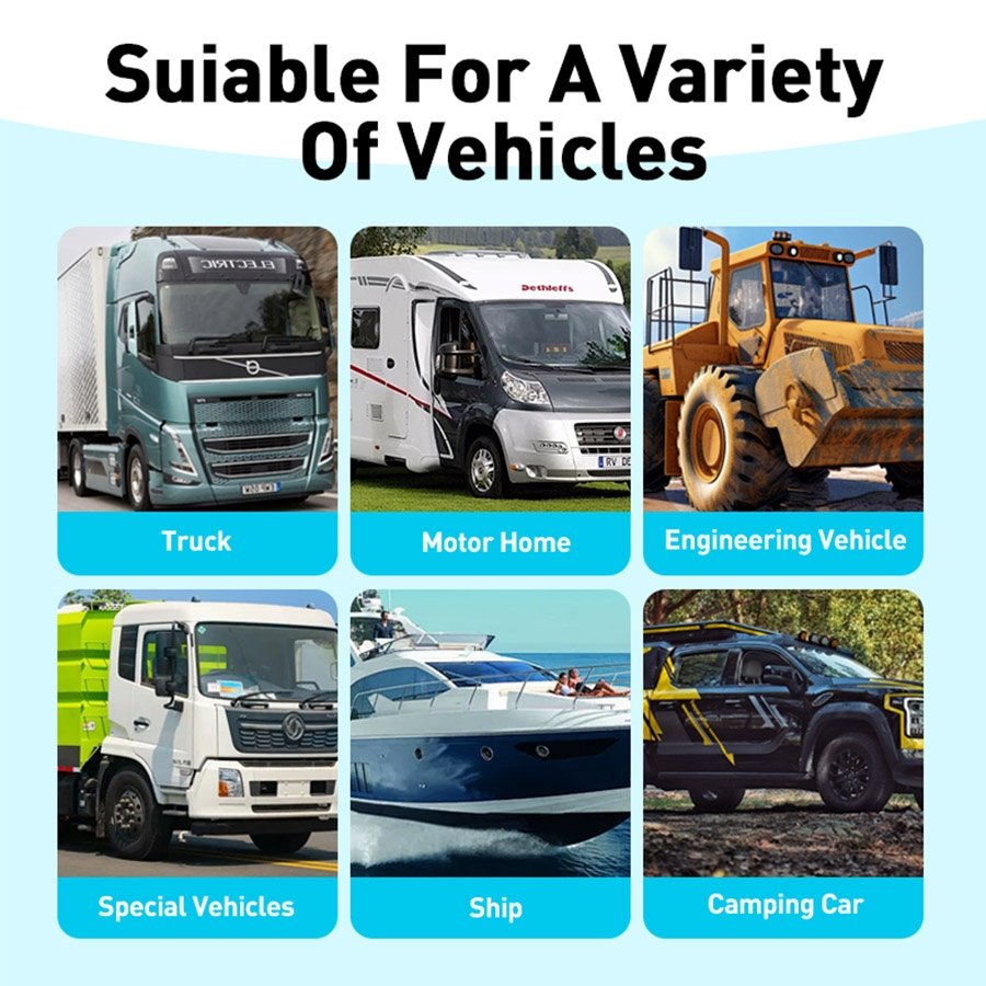 S9 rooftop AC for large truck cabins