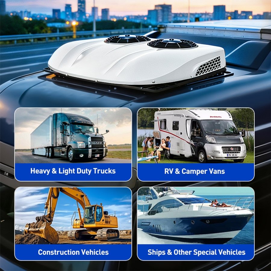 S3000 dual fans rooftop parking AC
