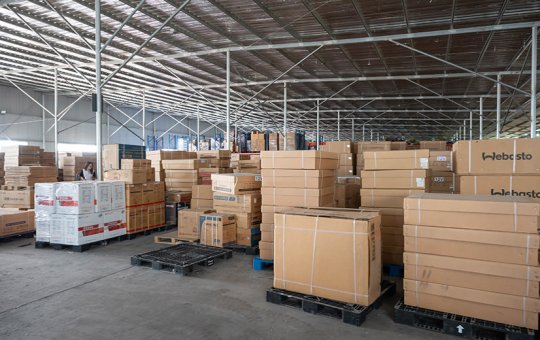 8000BTU Parking AC in Protective Packaging