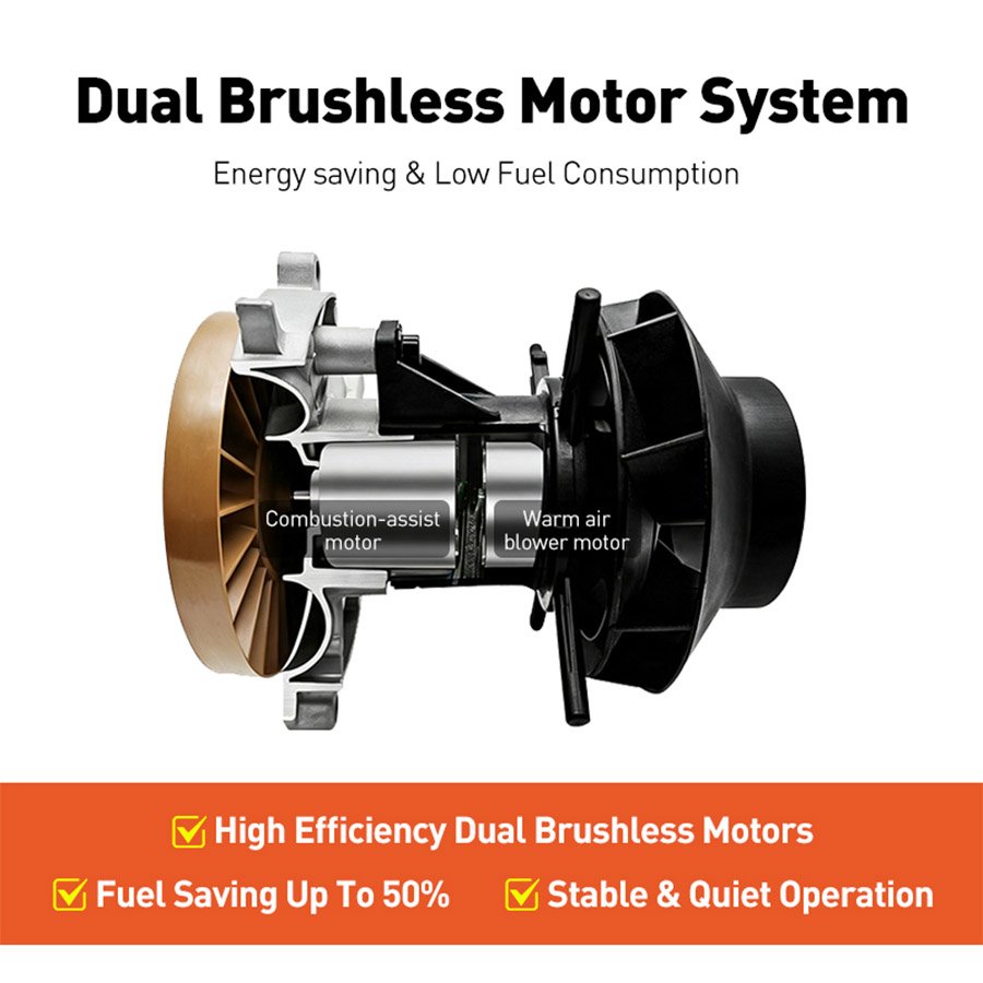 5KW Dual Brushless Diesel Air Heater