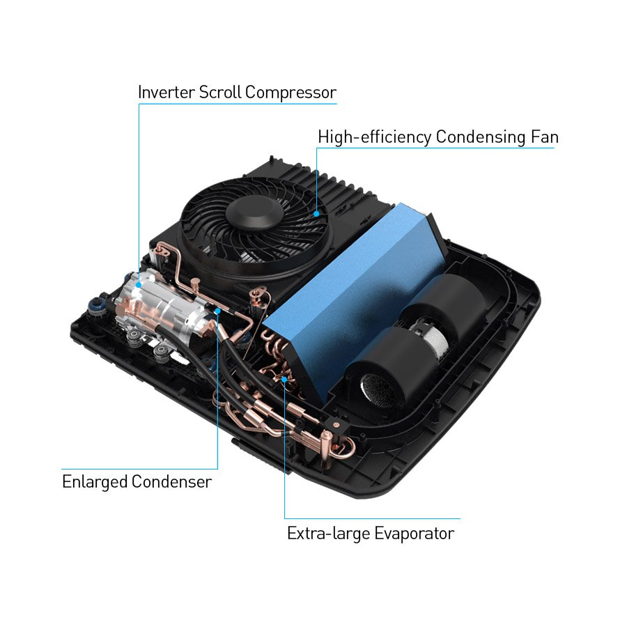 D3000 PRO fuel-saving parking AC