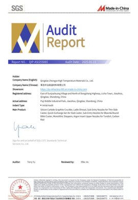 SGS CERTIFICATE