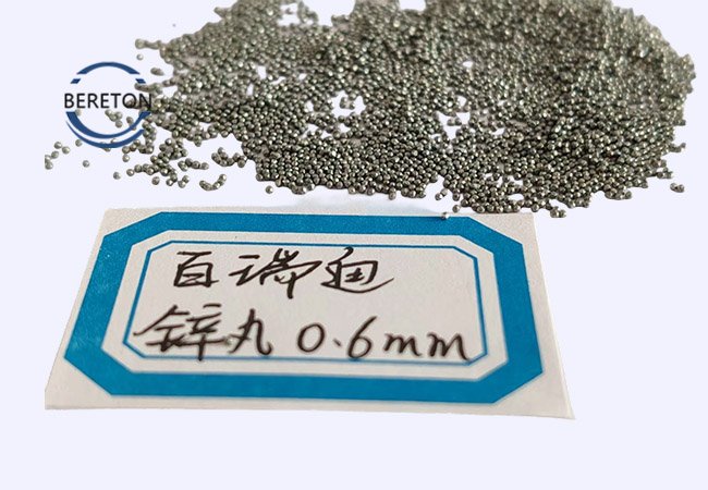 Zinc Spherical Shot 0.6mm | Non-Ferrous Abrasive Media for Shot Blasting