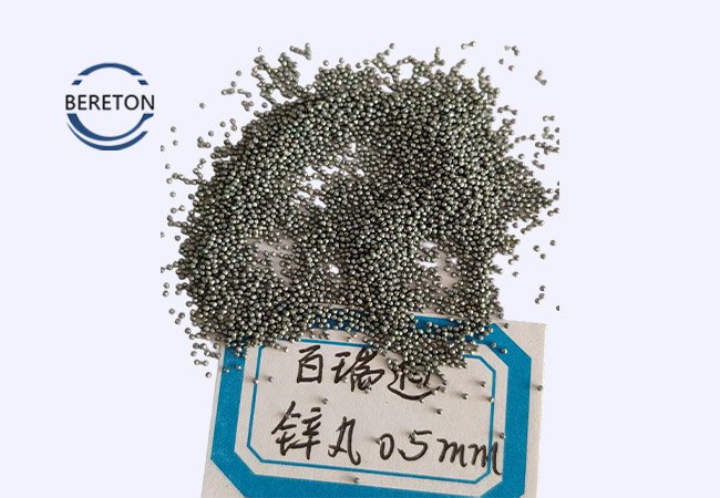 Zinc Spherical Shot 0.5mm | Non-Ferrous Abrasive Media for Shot Blasting 