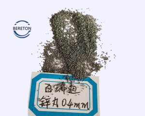 Zinc Spherical Shot 0.4mm | Non-Ferrous Abrasive Media for Shot Blasting