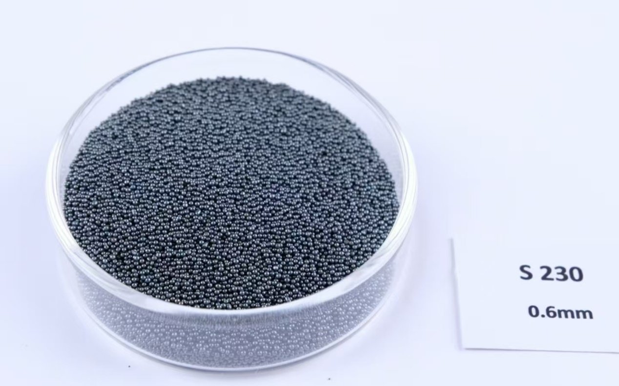 Bainitic steel shot media used for shot blasting and surface preparation
