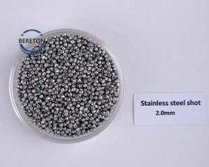 Stainless Steel Shot 2.0mm | Large Size Stainless Steel Shot for Heavy Duty Surface Treatment 