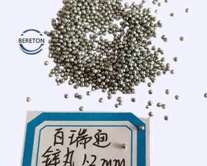 Zinc Spherical Shot 1.2mm | Non-Ferrous Abrasive Media for Shot Blasting