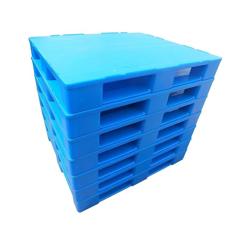 Reinforced Plastic Storage Pallet Anti-Moisture Plastic Tray Heavy Duty 1200 X 1100 X 150mm