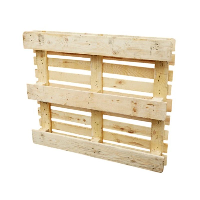 wood pallet warehouse stacking system
