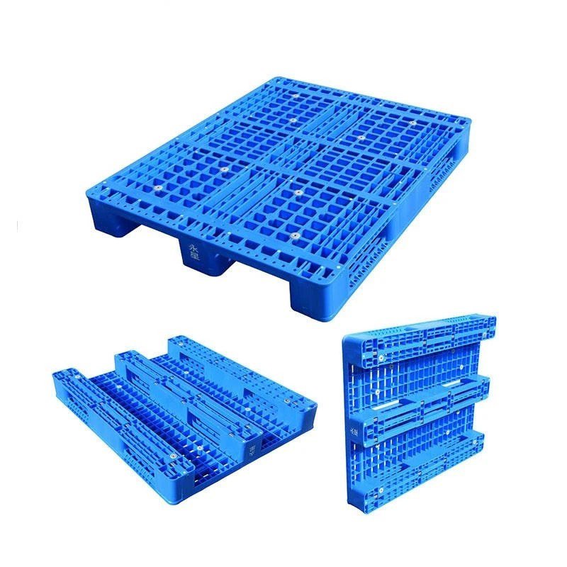 Mesh floor plastic pallet for warehouse