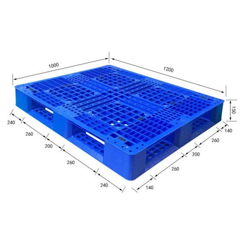 Ventilated HDPE pallet for logistics