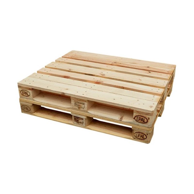 warehouse wood pallet stacking system