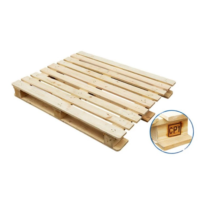 industrial wooden pallet forklift use