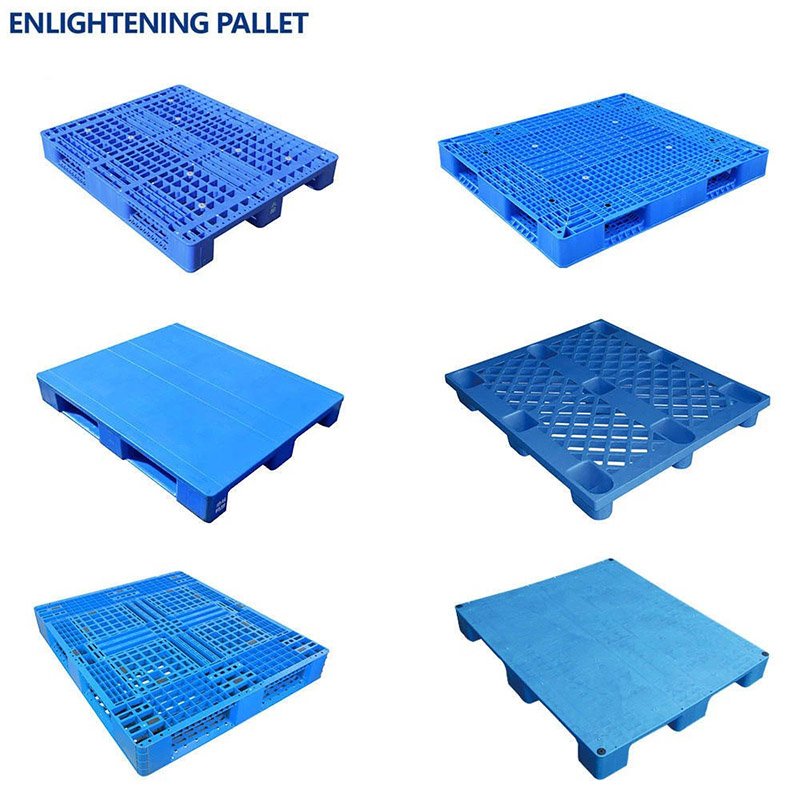 Stackable nestable plastic pallet design