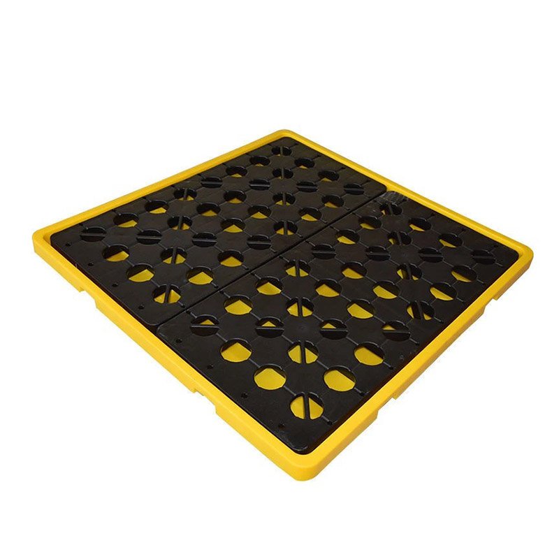 4 drum spill pallet HDPE chemical use