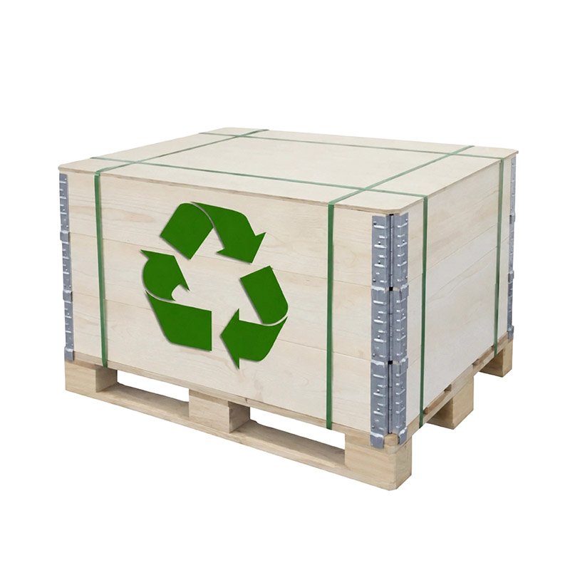 foldable wooden pallet box