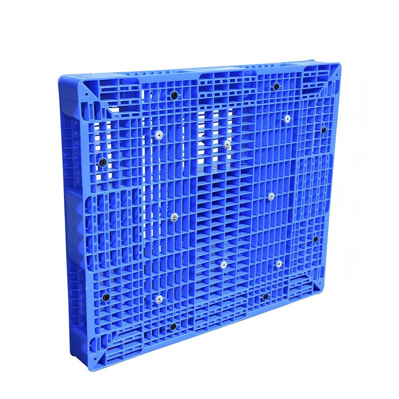 cold storage plastic pallet blue