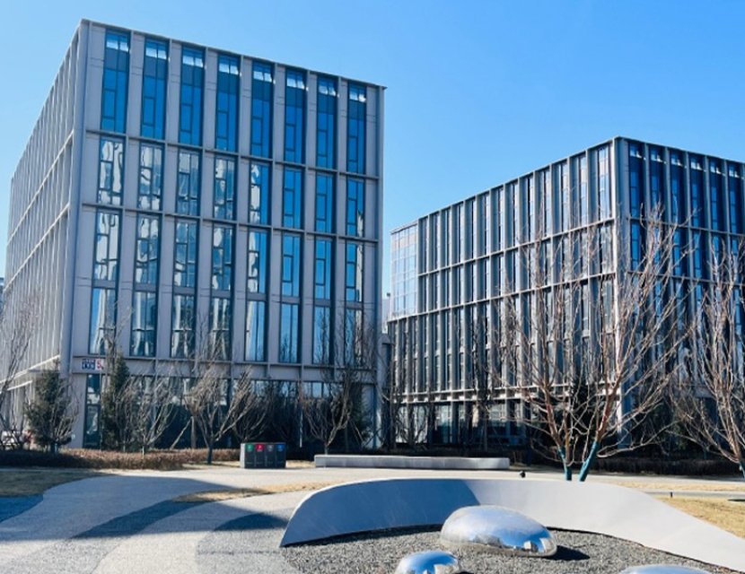 Steel stucture office building