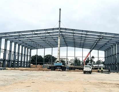 Steel structure MRO aircraft hangar