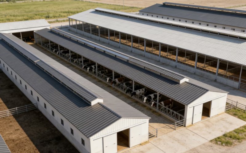 Tanzania Livestock Shelter Project: Hot-Dip Galvanized Steel Buildings for Tropical Climate