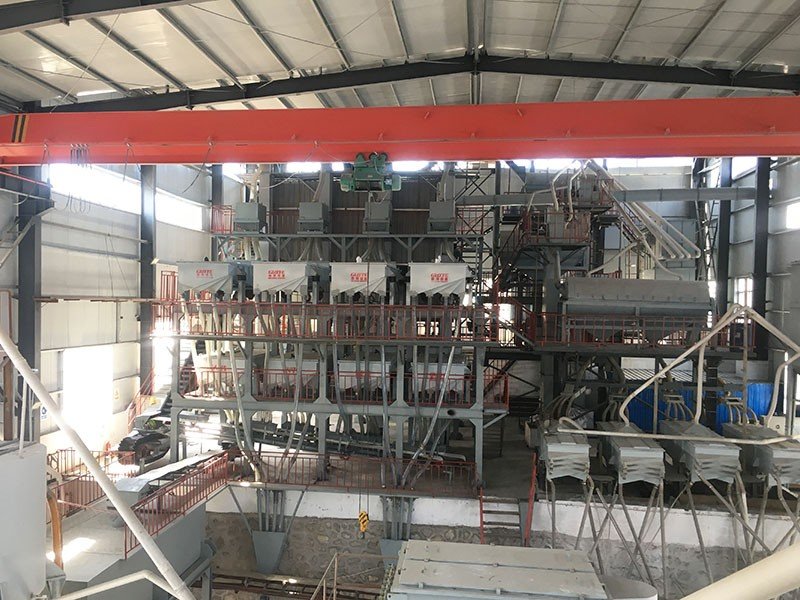 Uzbekistan 1,300t/d Quartz Plate Sand Processing Plant