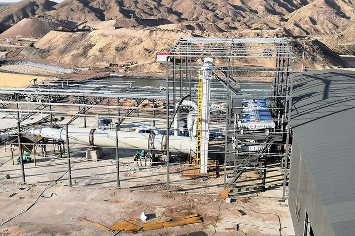 E 800TPD Fracturing Sand Processing Plant in Ningxia