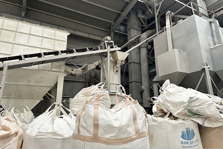 A Vietnam 1,500TPD Quartz Slab Sand Processing Plant